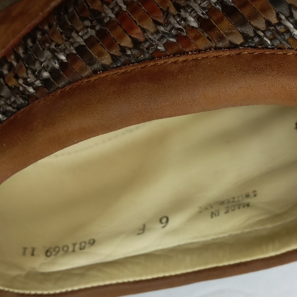 Bally Switzerland Lace Up Oxford Shoes Men's 6F - Picture 6 of 6